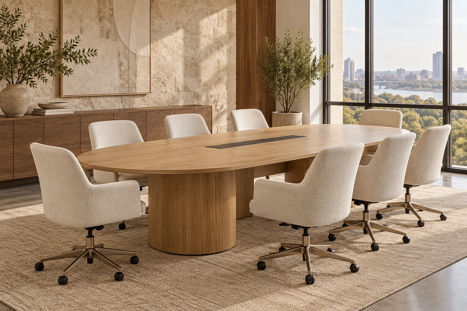 Conference tables concept interior