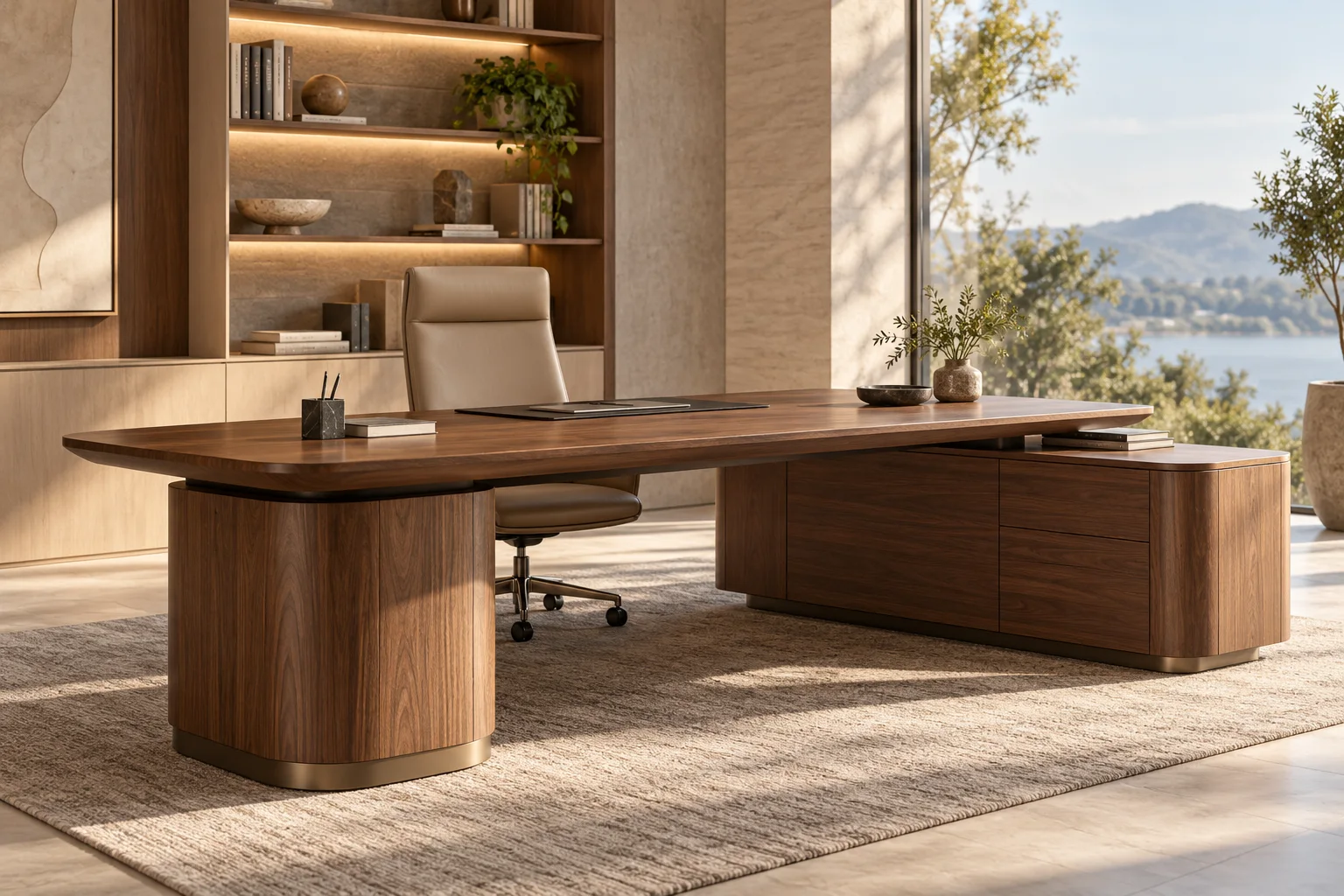 Executive desks concept interior